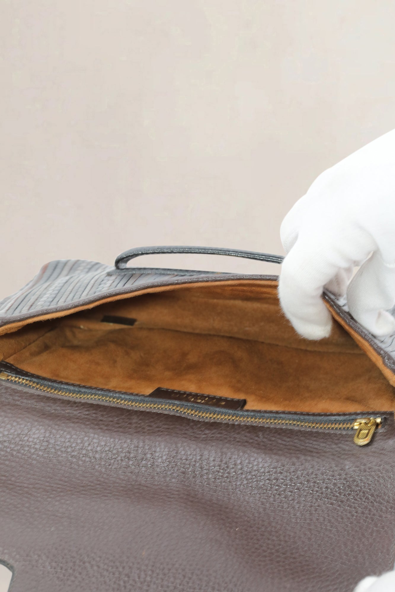 Delvaux Brown Toile De Cuir Malbec Crossbody Bag