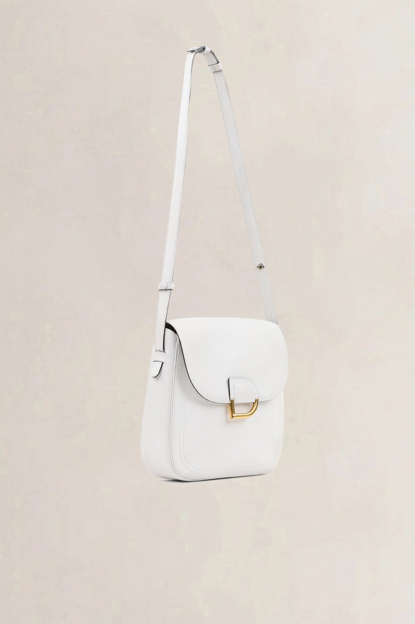 Delvaux White Diva Diligent Crossbody Bag