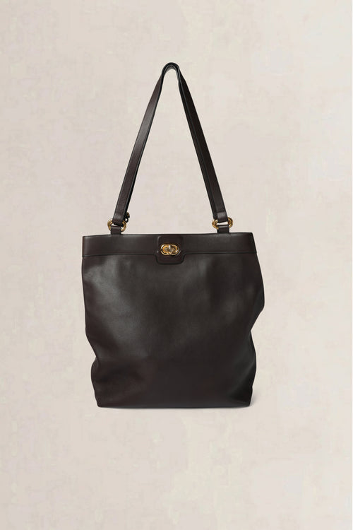 Delvaux Vintage Dark Brown Shoulder Bag