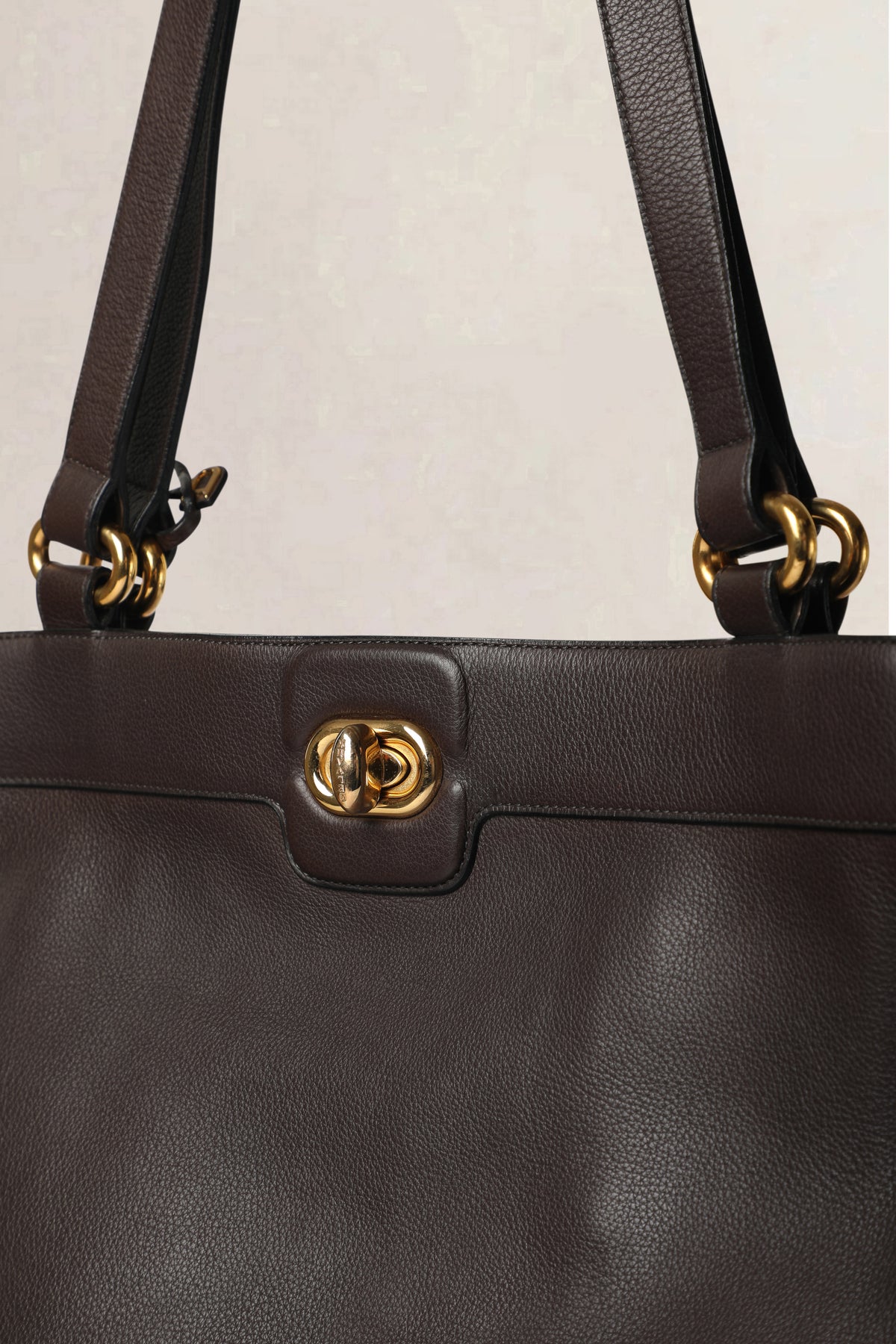 Delvaux Vintage Dark Brown Shoulder Bag