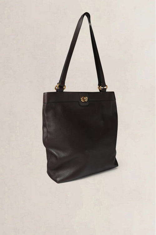 Delvaux Vintage Dark Brown Shoulder Bag