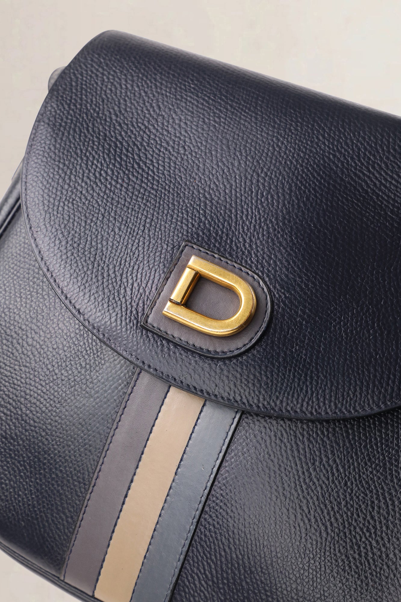 Delvaux Black Jumping Calf Vintage Crossbody Bag