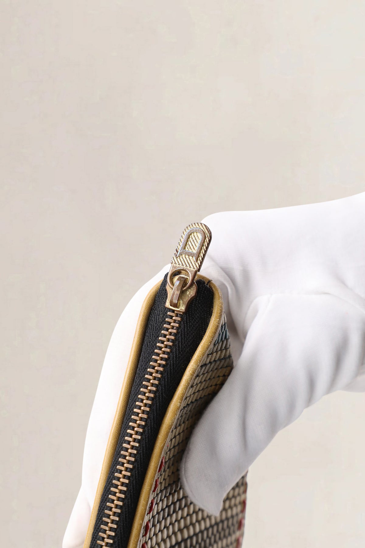 Delvaux Toile de Cuir Coin Wallet