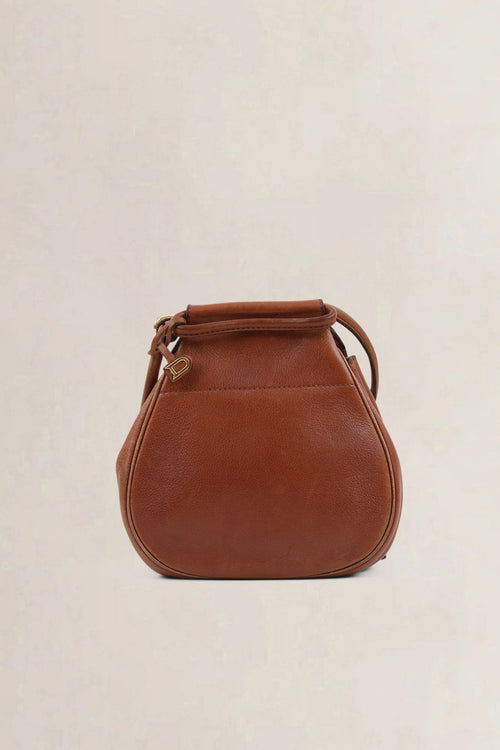 Delvaux Camel Cerceau PM Crossbody Bag