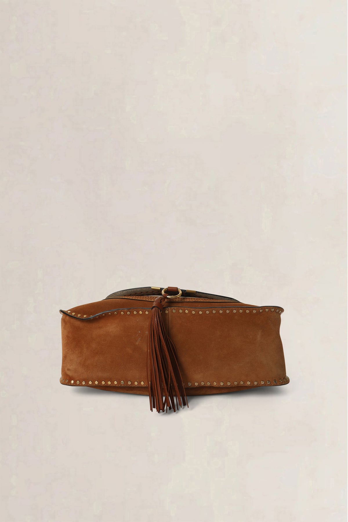 Chloé Brown Marcie Suede Medium Crossbody Bag
