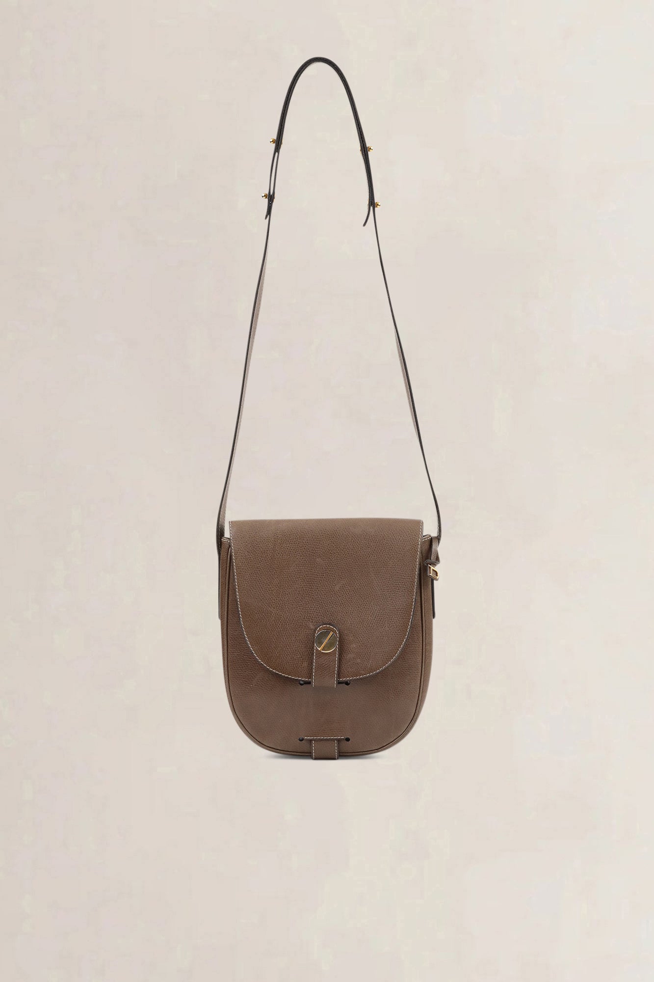 Delvaux Brown Leather Crossbody Bag