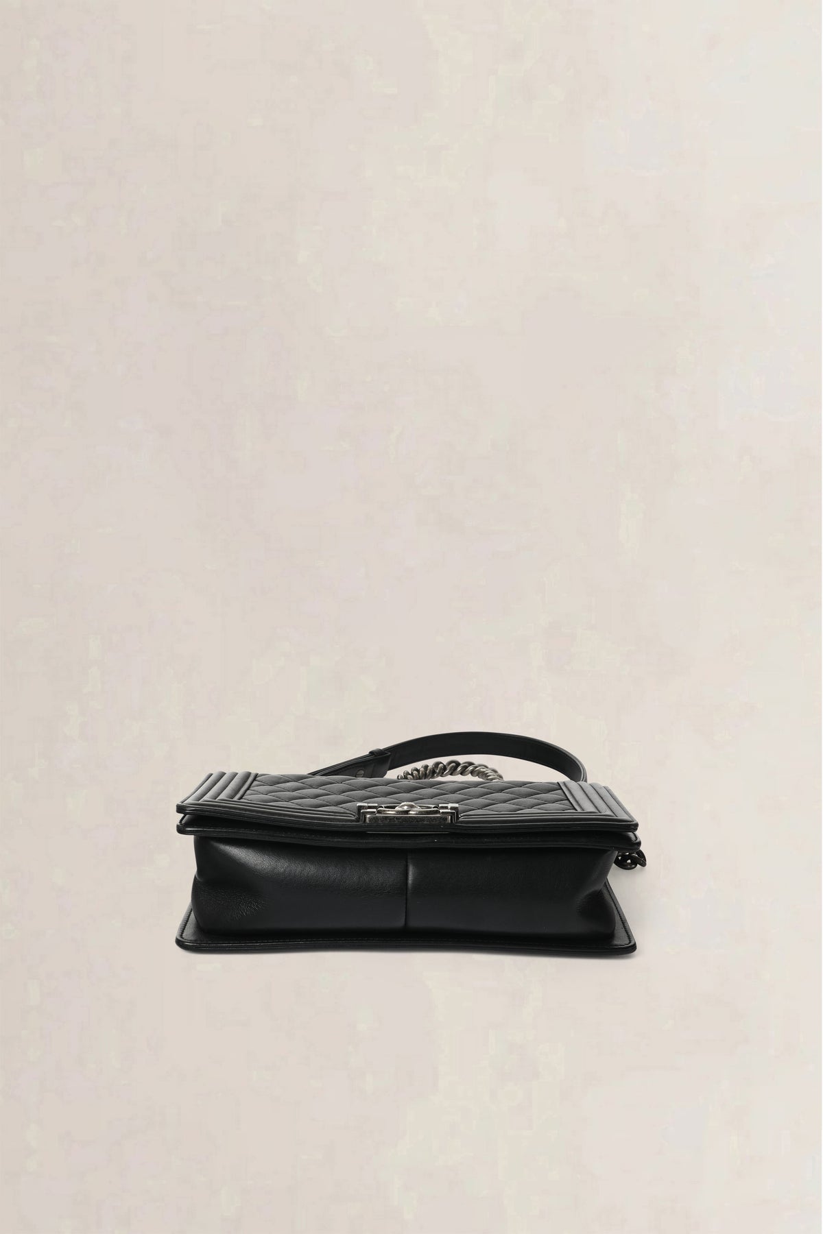 Chanel Black Boy Old Medium Shoulder Bag