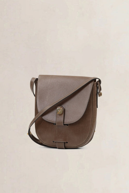 Delvaux Brown Leather Crossbody Bag