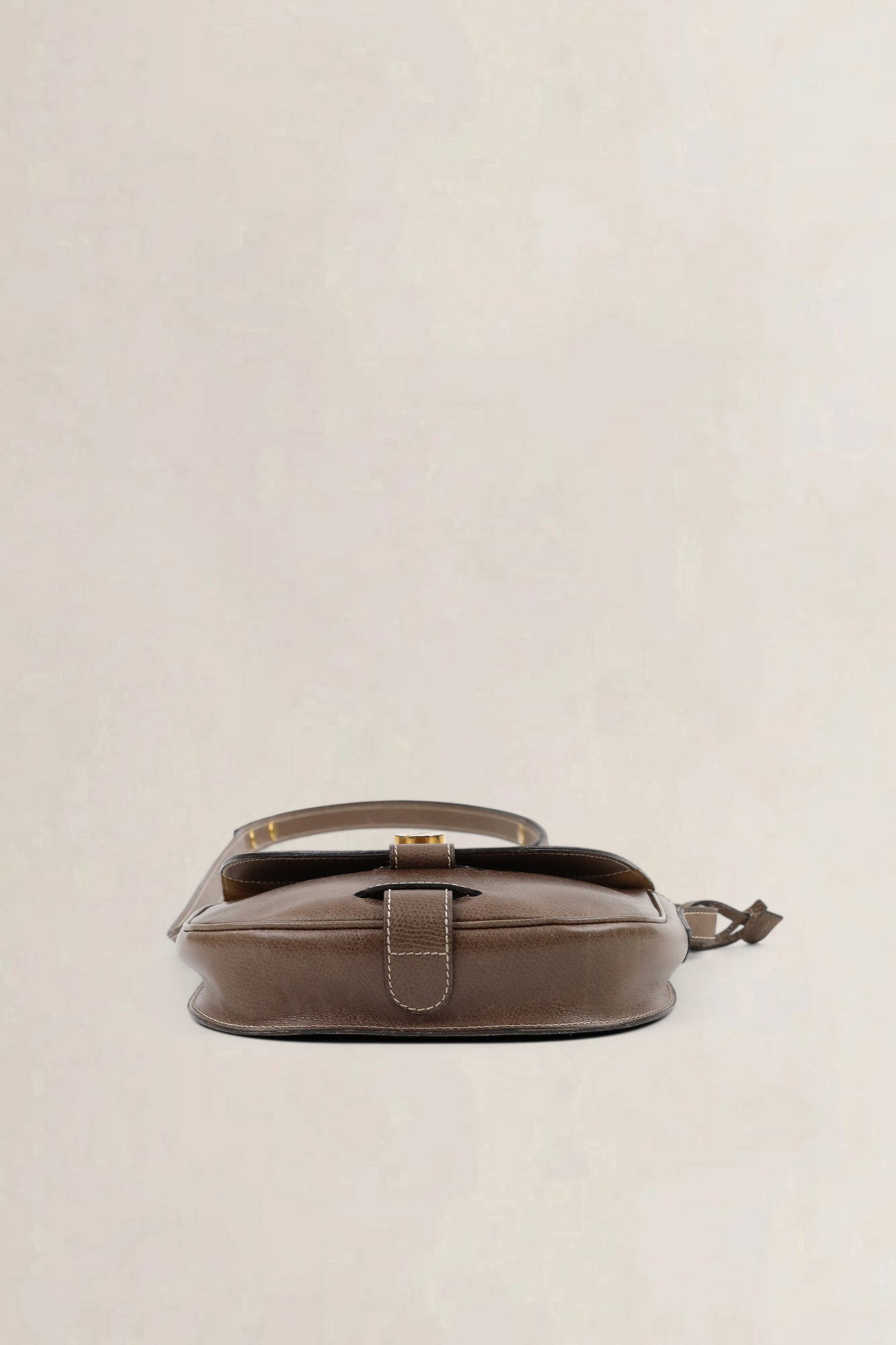 Delvaux Brown Leather Crossbody Bag
