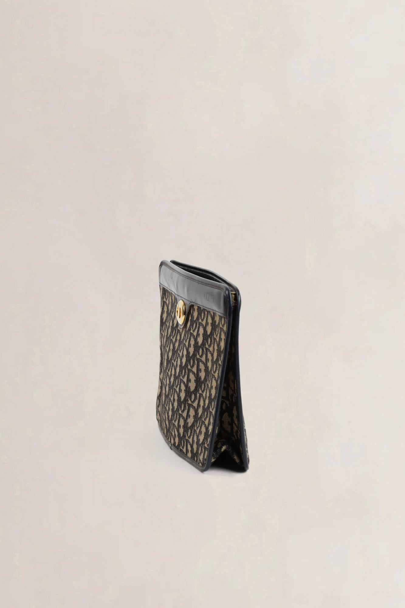 Christian Dior Blue Monogram Clutch