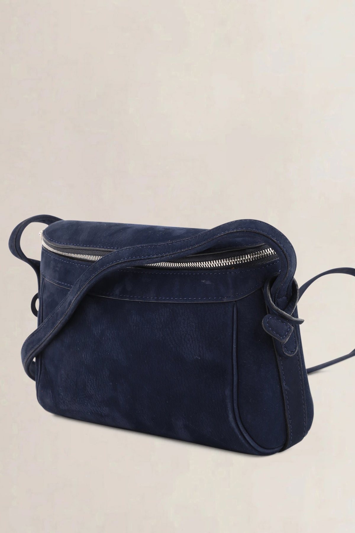 Delvaux Blue Nubuck Tramway — preloved