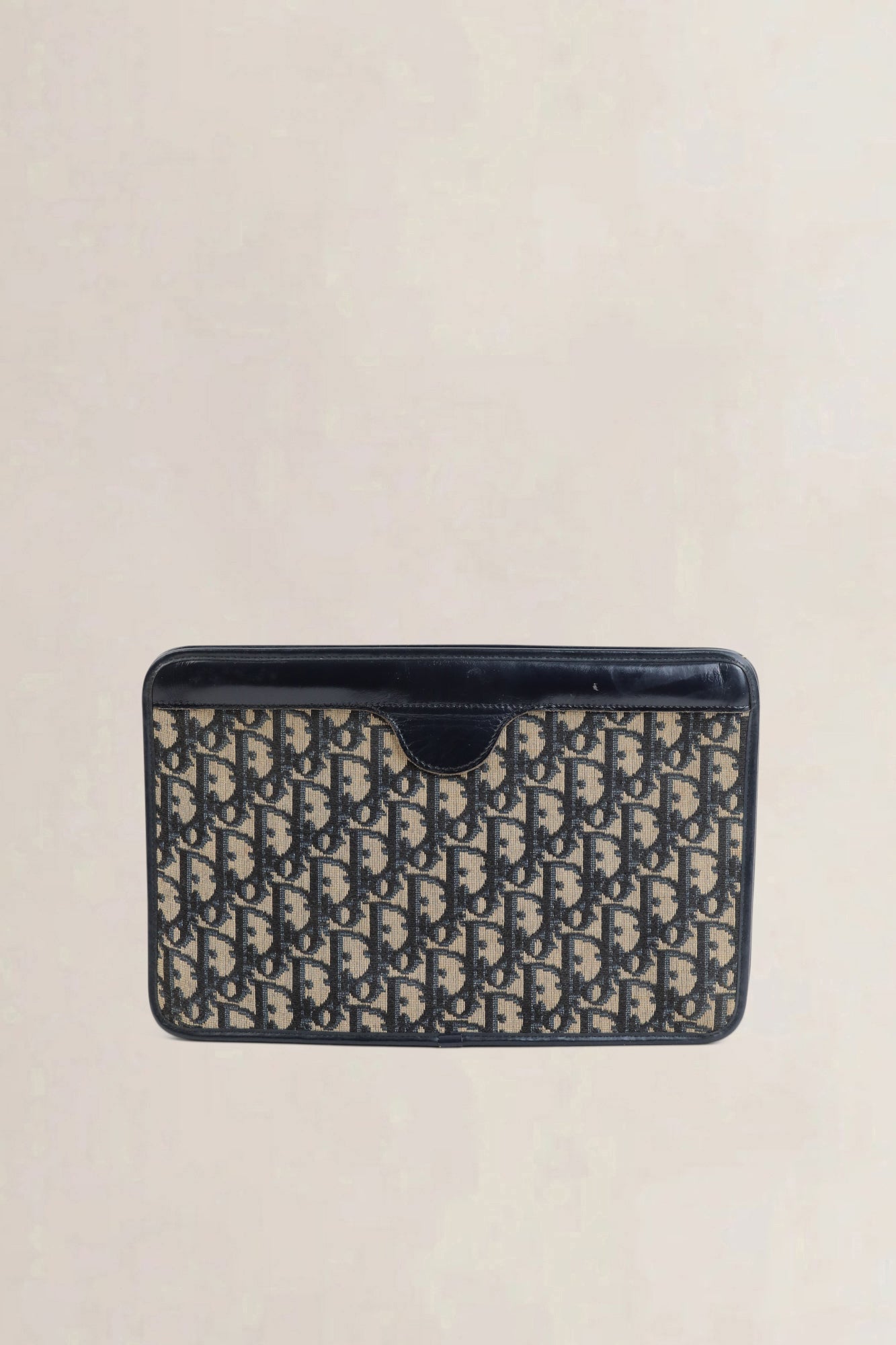 Christian Dior Blue Monogram Clutch