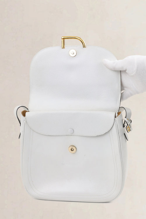 Delvaux White Diva Diligent Crossbody Bag