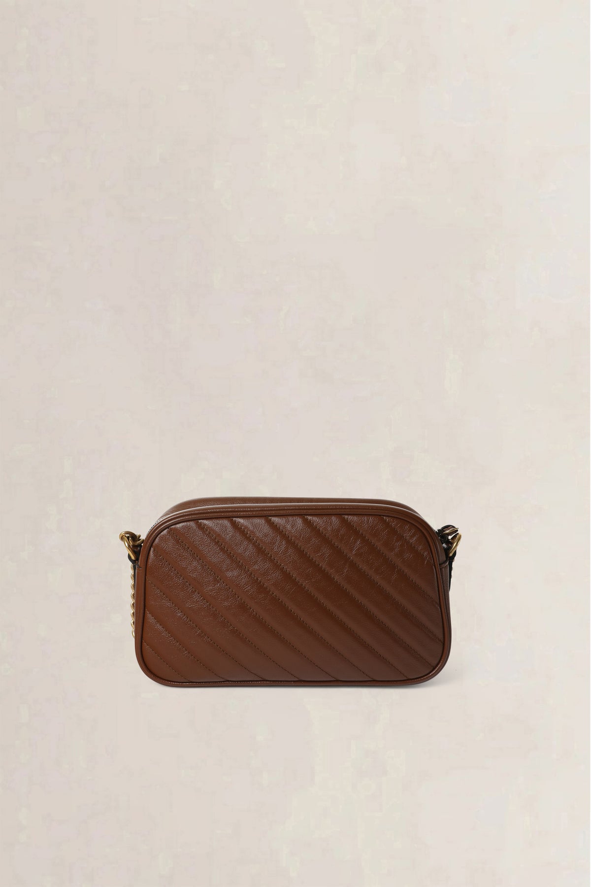 Gucci Brown GG Marmont Matelassé Crossbody Bag