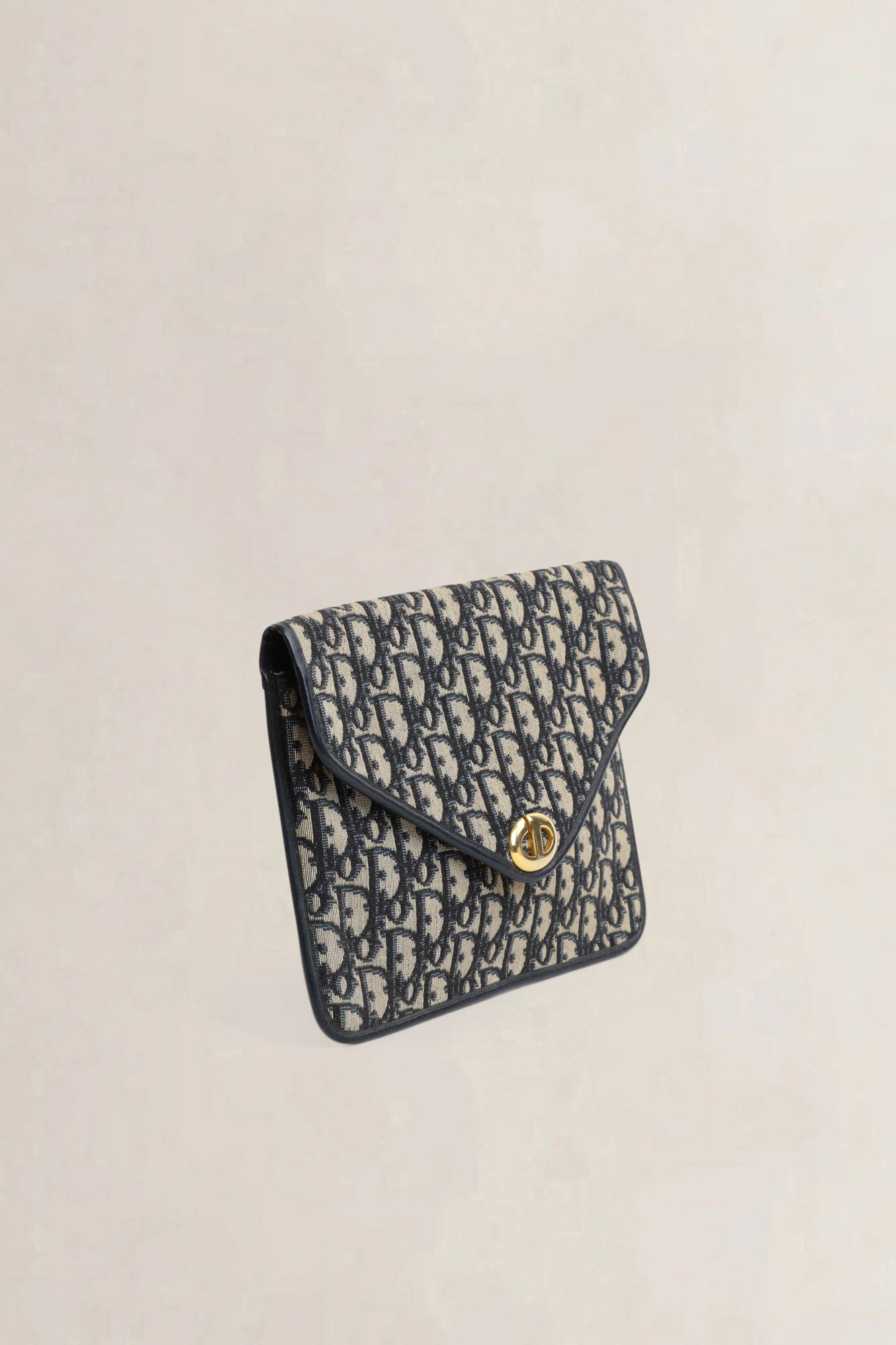 Christian Dior Blue Monogram Enveloppe Clutch