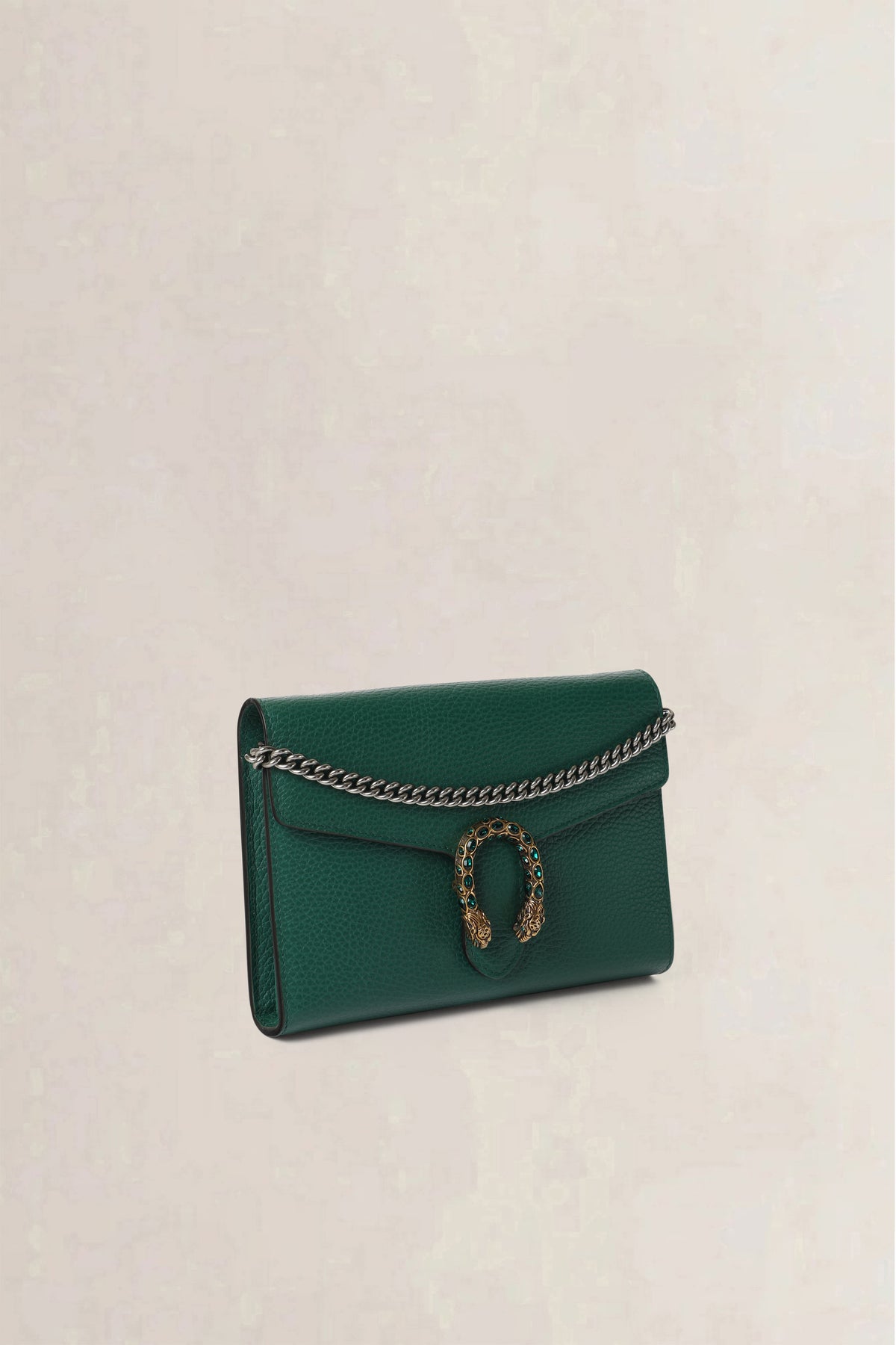 Gucci Green Dionysus Wallet on Chain Crossbody Bag