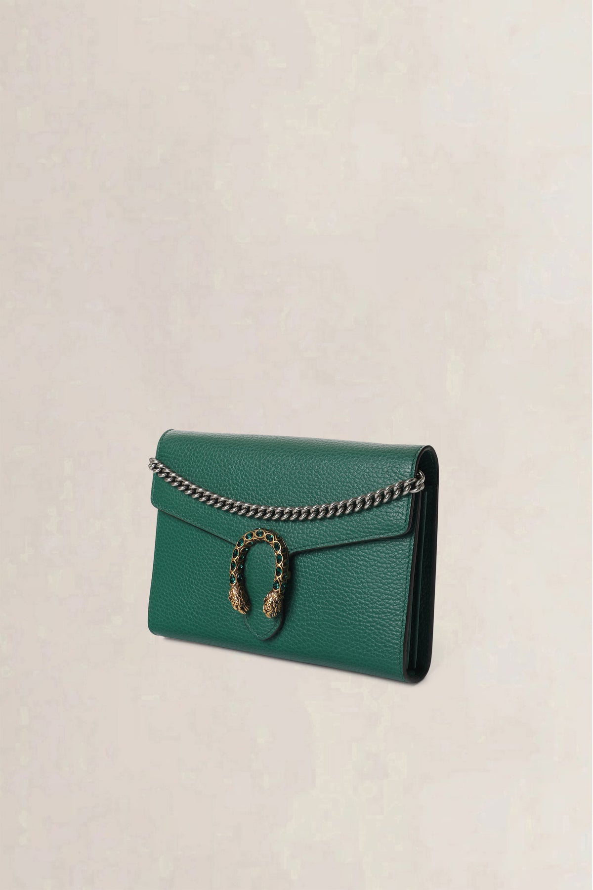 Gucci Green Dionysus Wallet on Chain Crossbody Bag