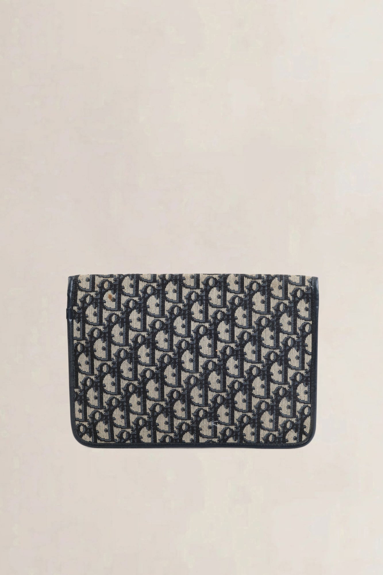 Christian Dior Blue Monogram Enveloppe Clutch
