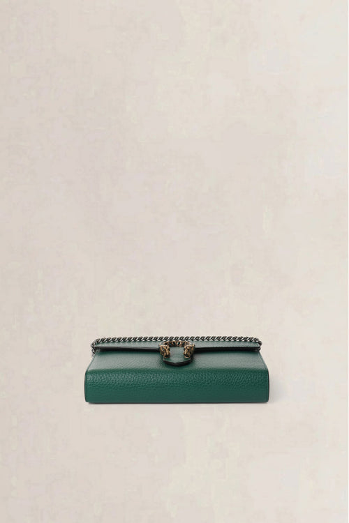 Gucci Green Dionysus Wallet on Chain Crossbody Bag