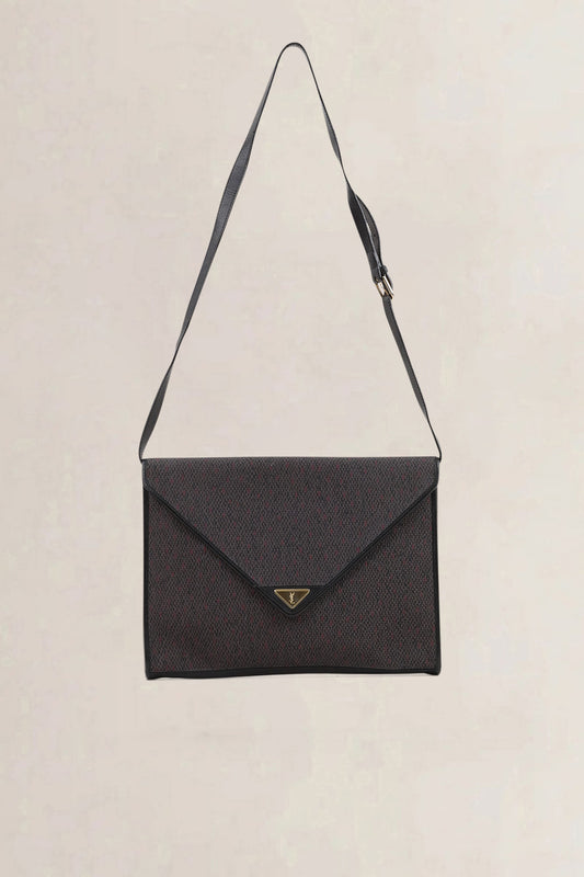 YSL Grey Cloth Crossbody Bag