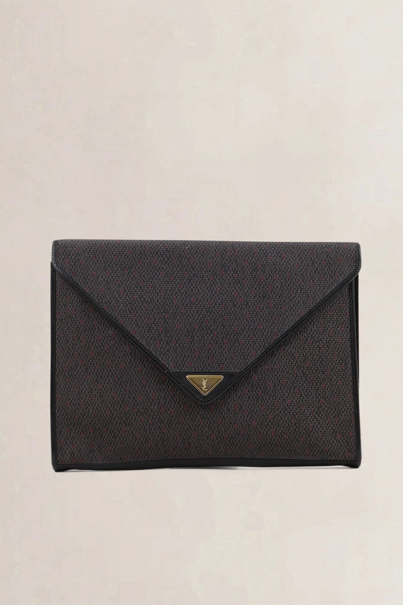 YSL Grey Cloth Crossbody Bag