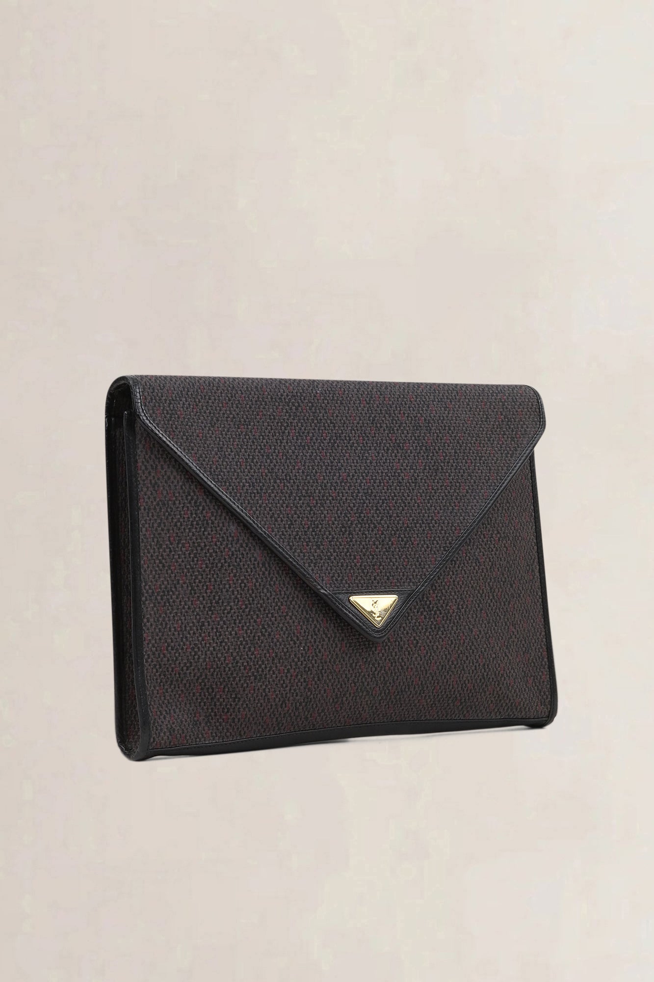 YSL Grey Cloth Crossbody Bag