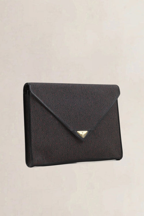 YSL Grey Cloth Crossbody Bag