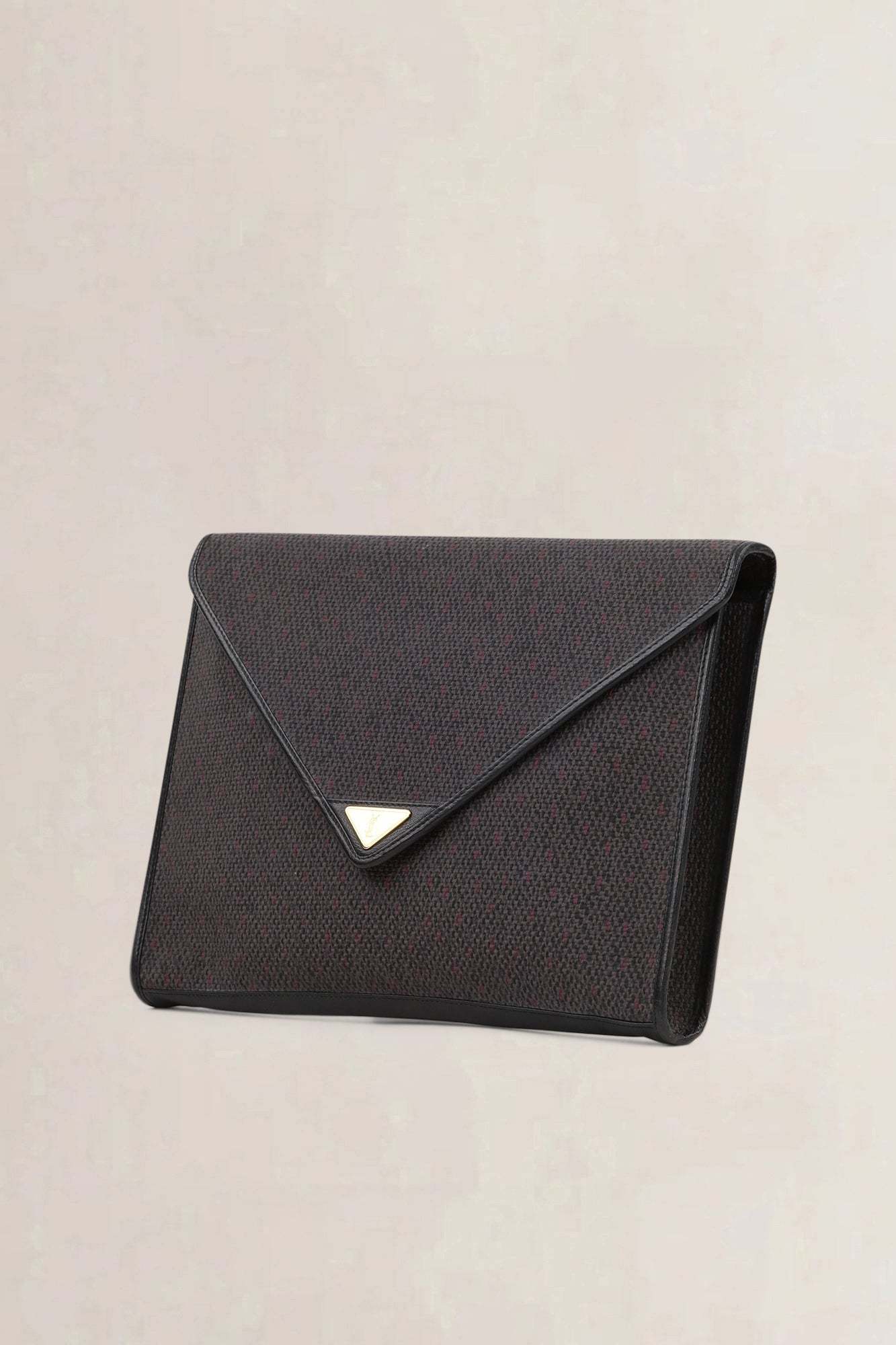 YSL Grey Cloth Crossbody Bag