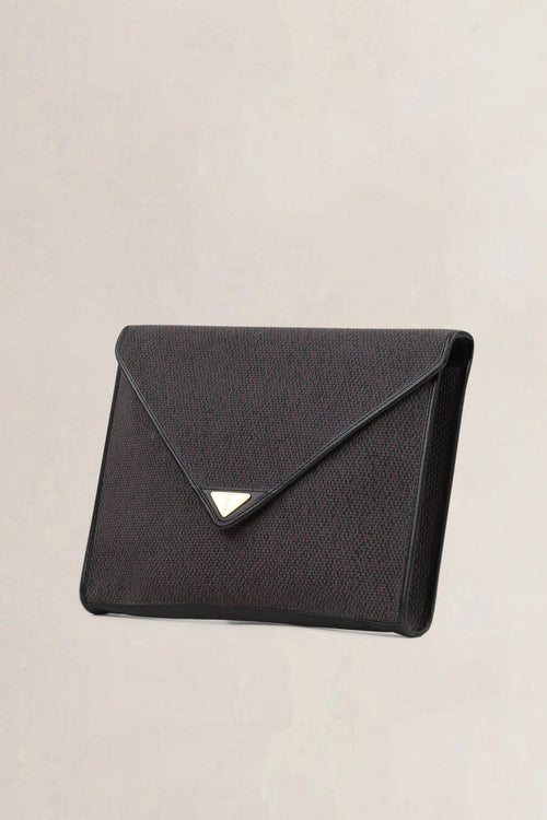 YSL Grey Cloth Crossbody Bag