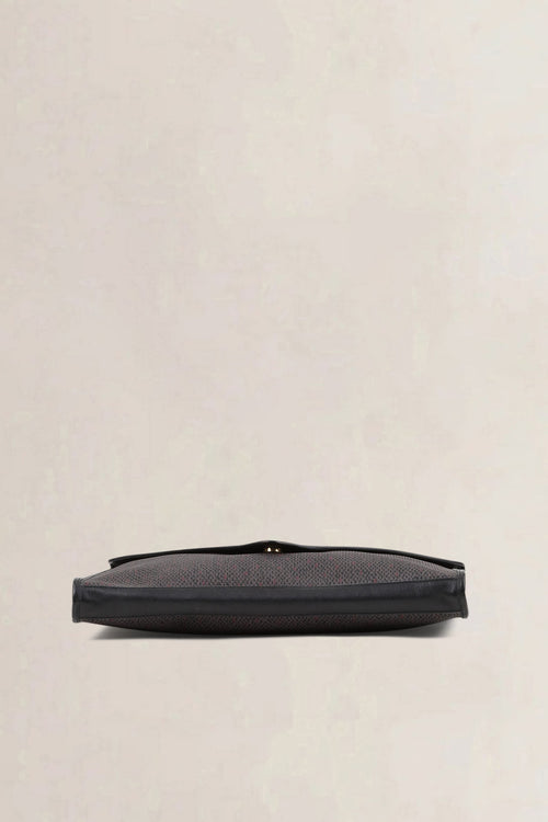 YSL Grey Cloth Crossbody Bag