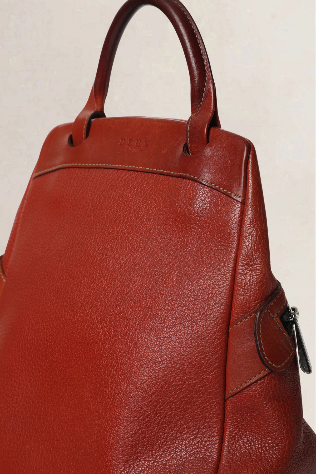 Deux de Delvaux Rosso Le Dix-Neuf Backpack