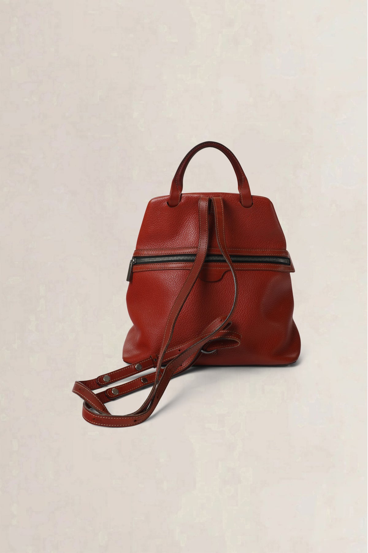 Deux de Delvaux Rosso Le Dix-Neuf Backpack