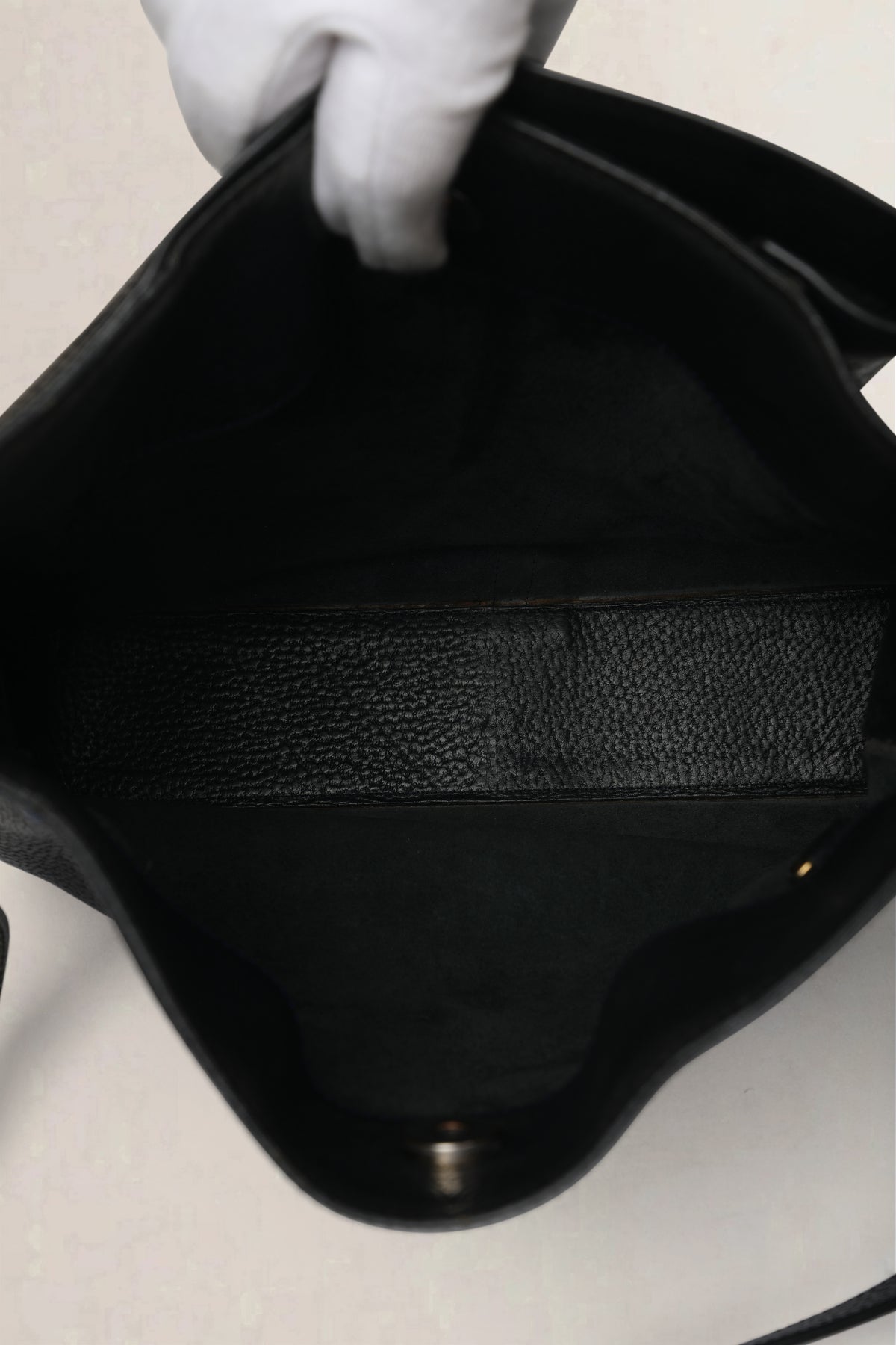 Delvaux Dark Blue Coup de Chapeau Shoulder Bag