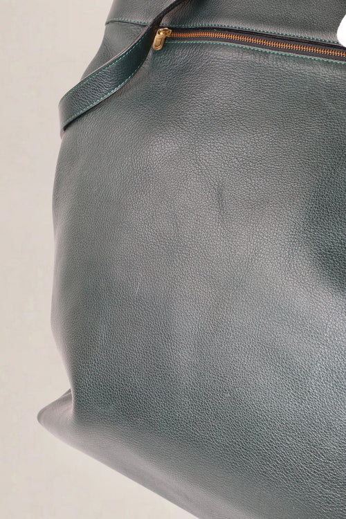 Delvaux Vintage Forest Green Jumping Calf Shoulder Bag