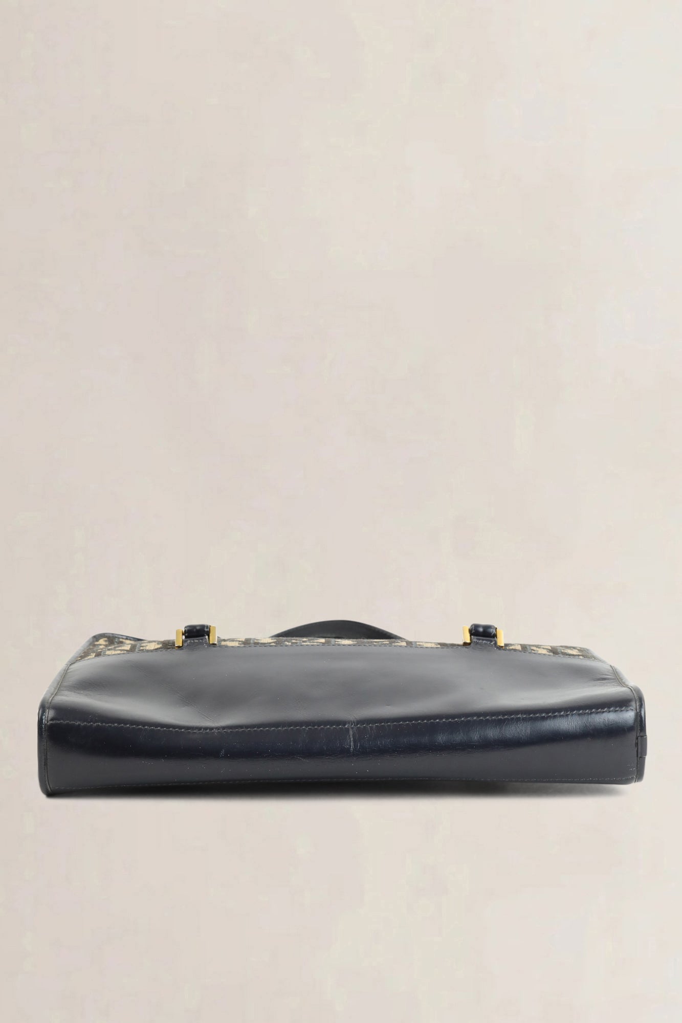 Christian Dior Blue Monogram Top Handle Bag