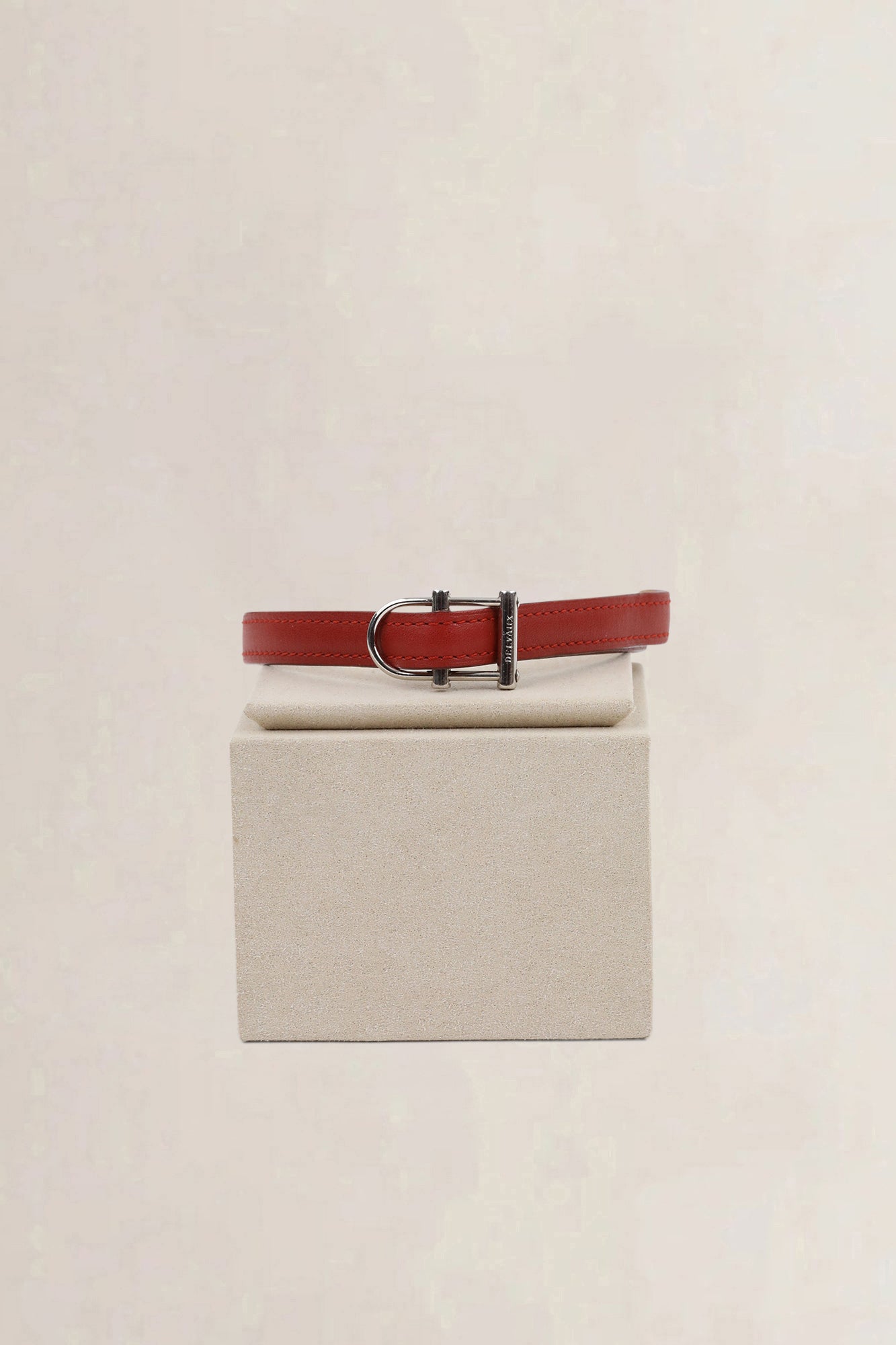 Delvaux Brown Leather Bracelet