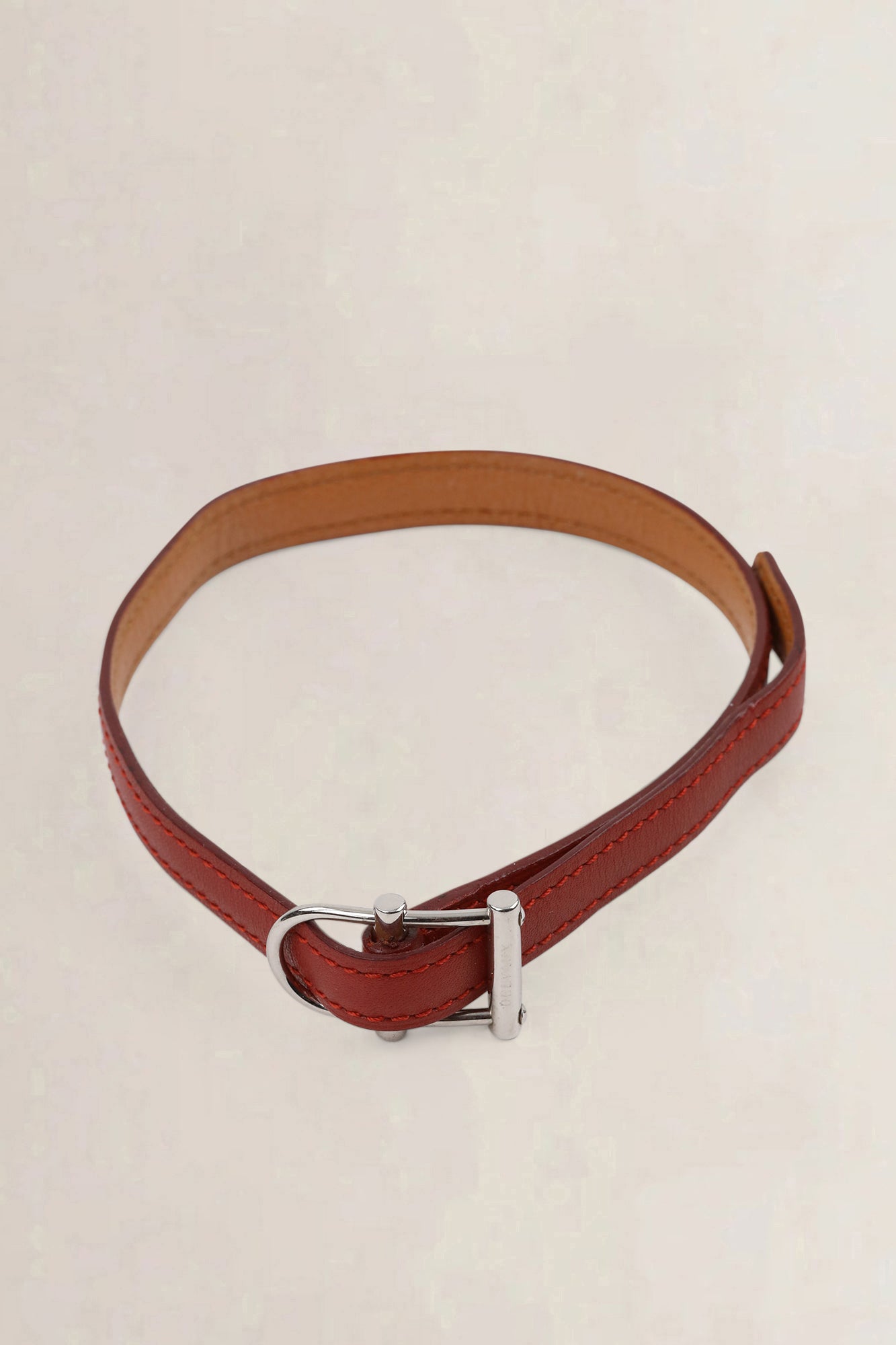 Delvaux Brown Leather Bracelet