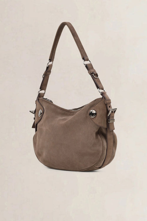 Prada Brown Suède Shoulder Bag