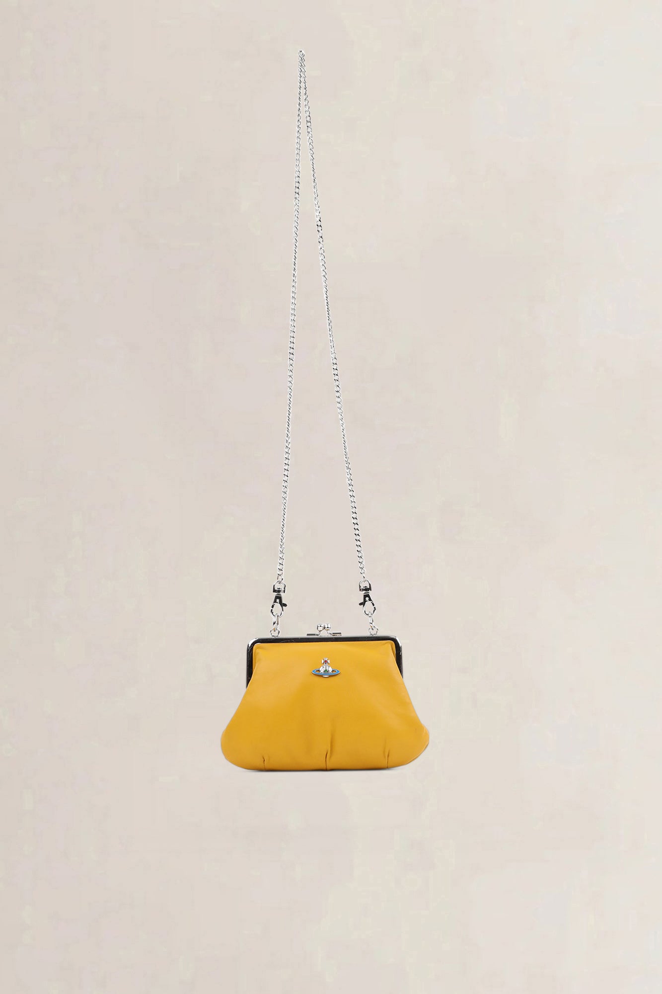Vivienne Westwood Yellow Leather Crossbody Bag