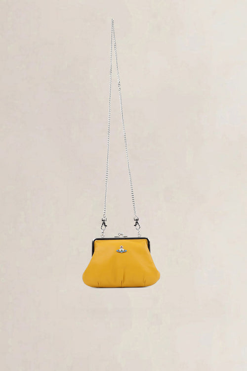 Vivienne Westwood Yellow Leather Crossbody Bag