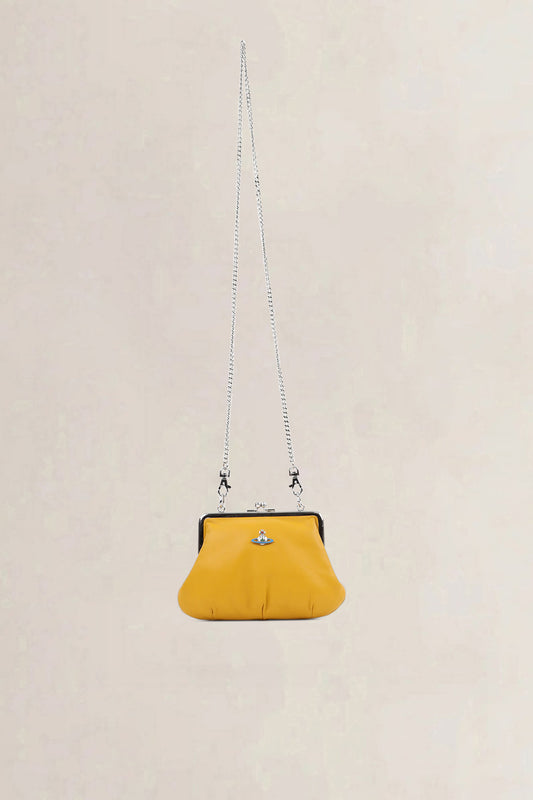 Vivienne Westwood Yellow Leather Crossbody Bag