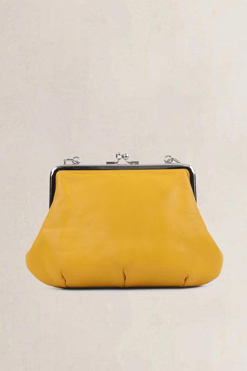 Vivienne Westwood Yellow Leather Crossbody Bag