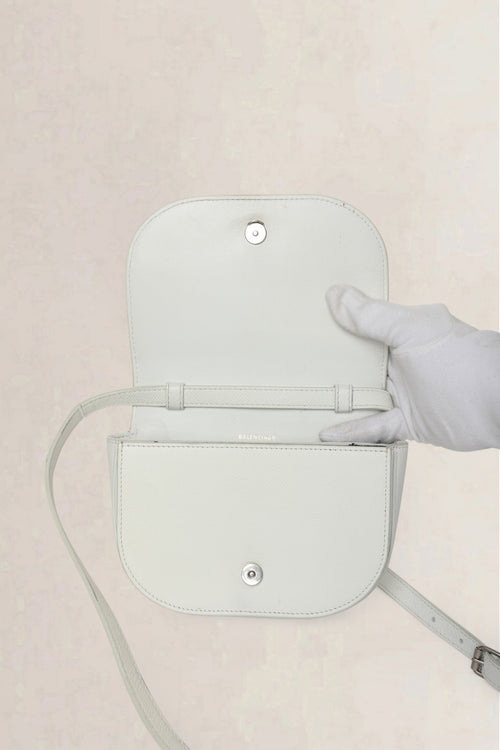 Balenciaga White Ville Day Bag XS Crossbody Bag