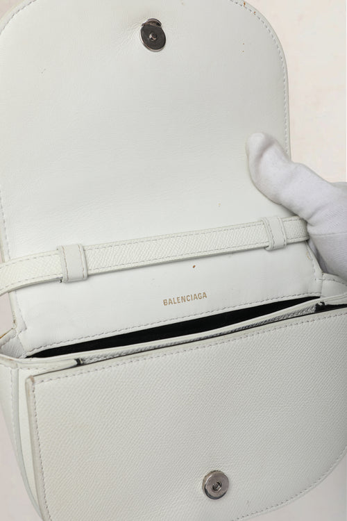 Balenciaga White Ville Day Bag XS Crossbody Bag