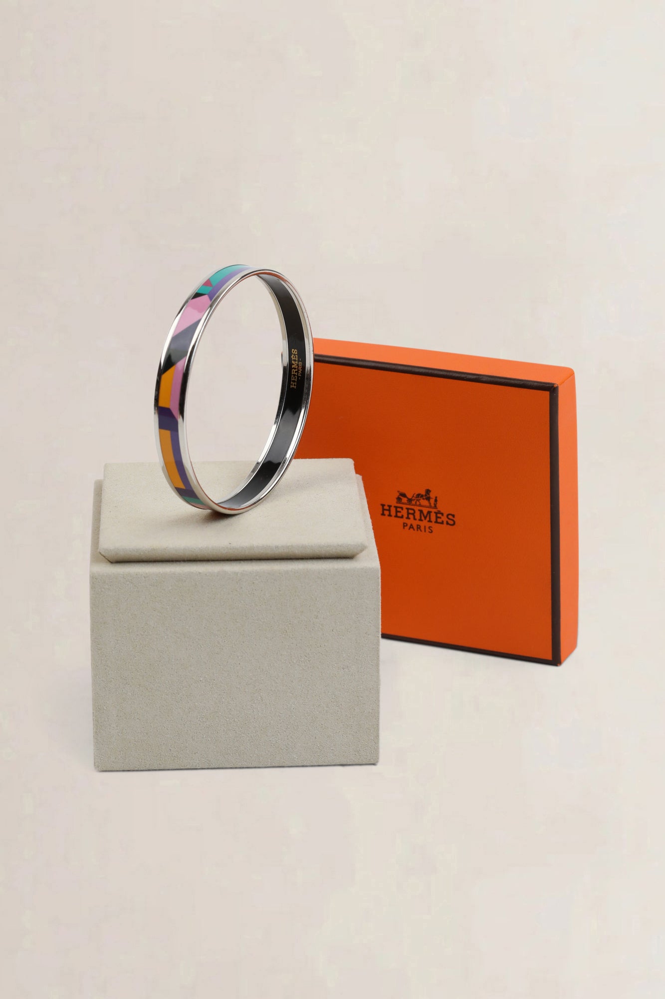 Hermès Multicolor Enamel Bracelet