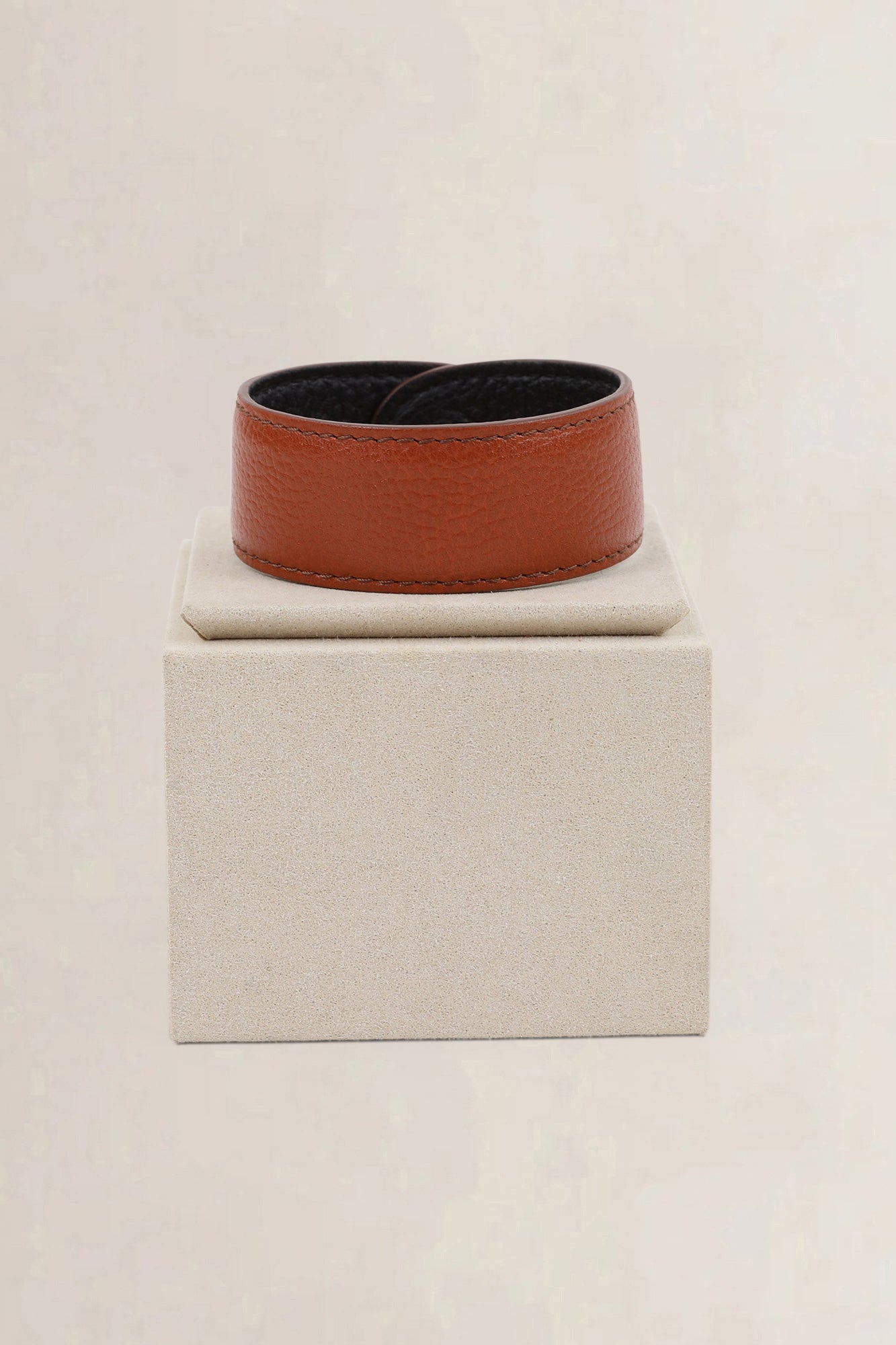 Delvaux Brown Leather Bracelet