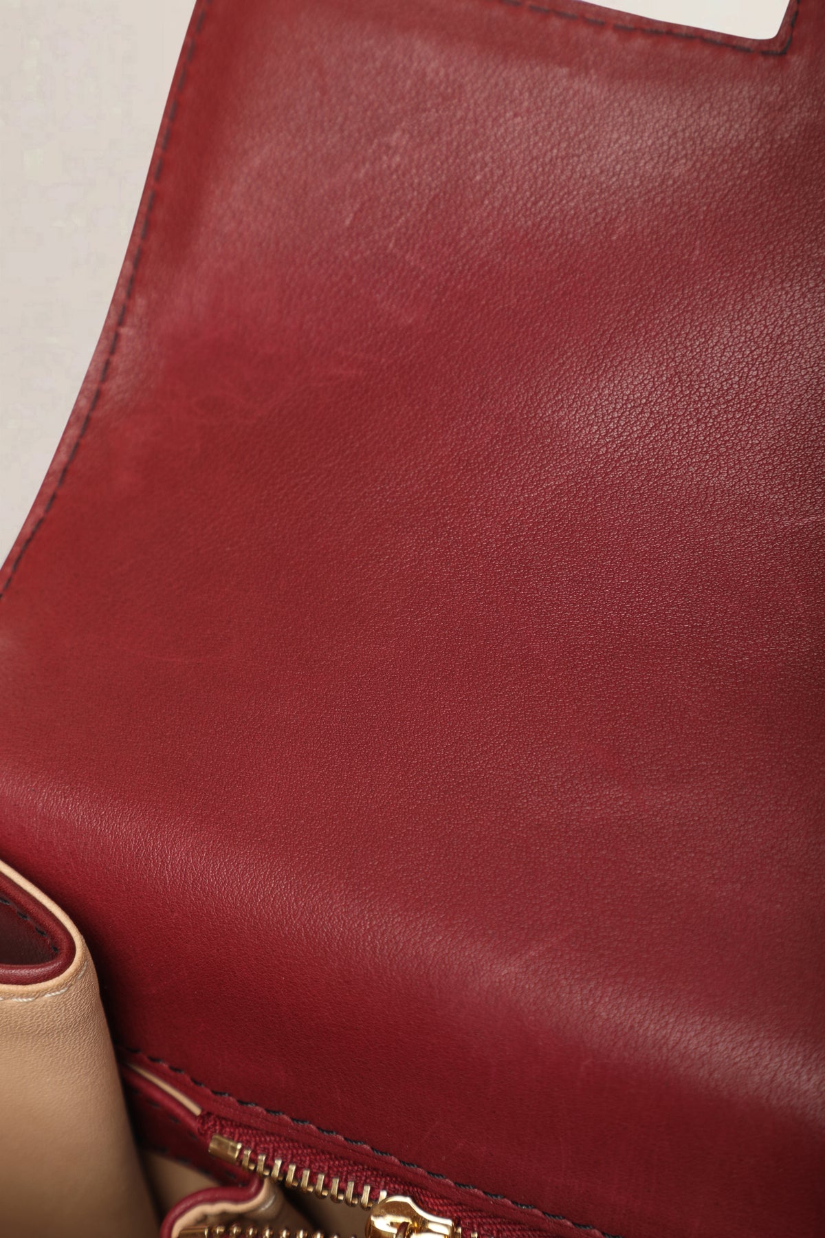 Delvaux Burgundy Tempête Dream Phantom MM Shoulder Bag