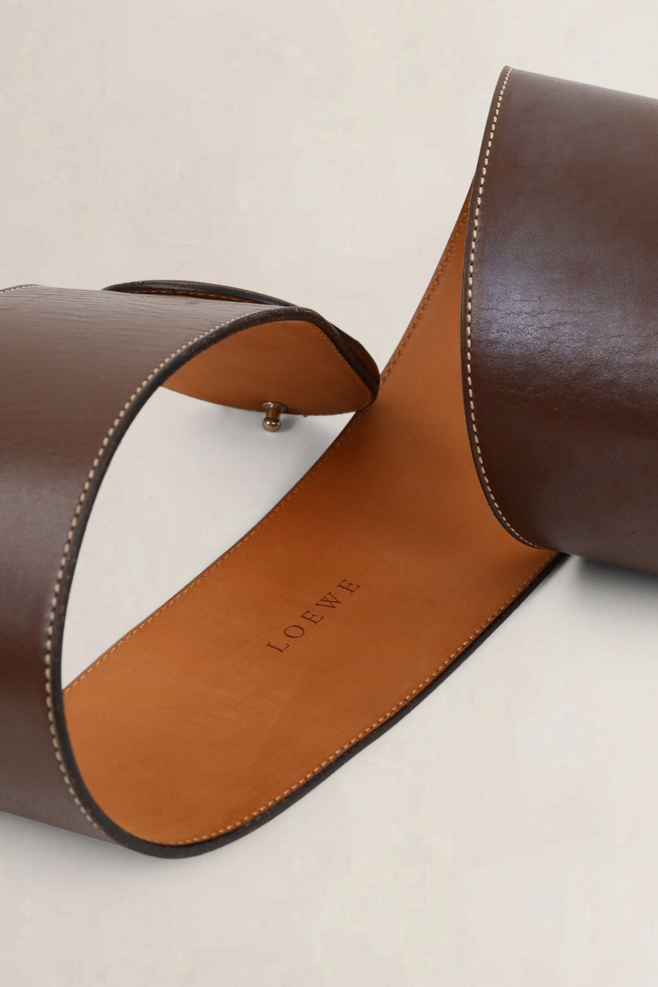 Loewe Brown Leather Belt