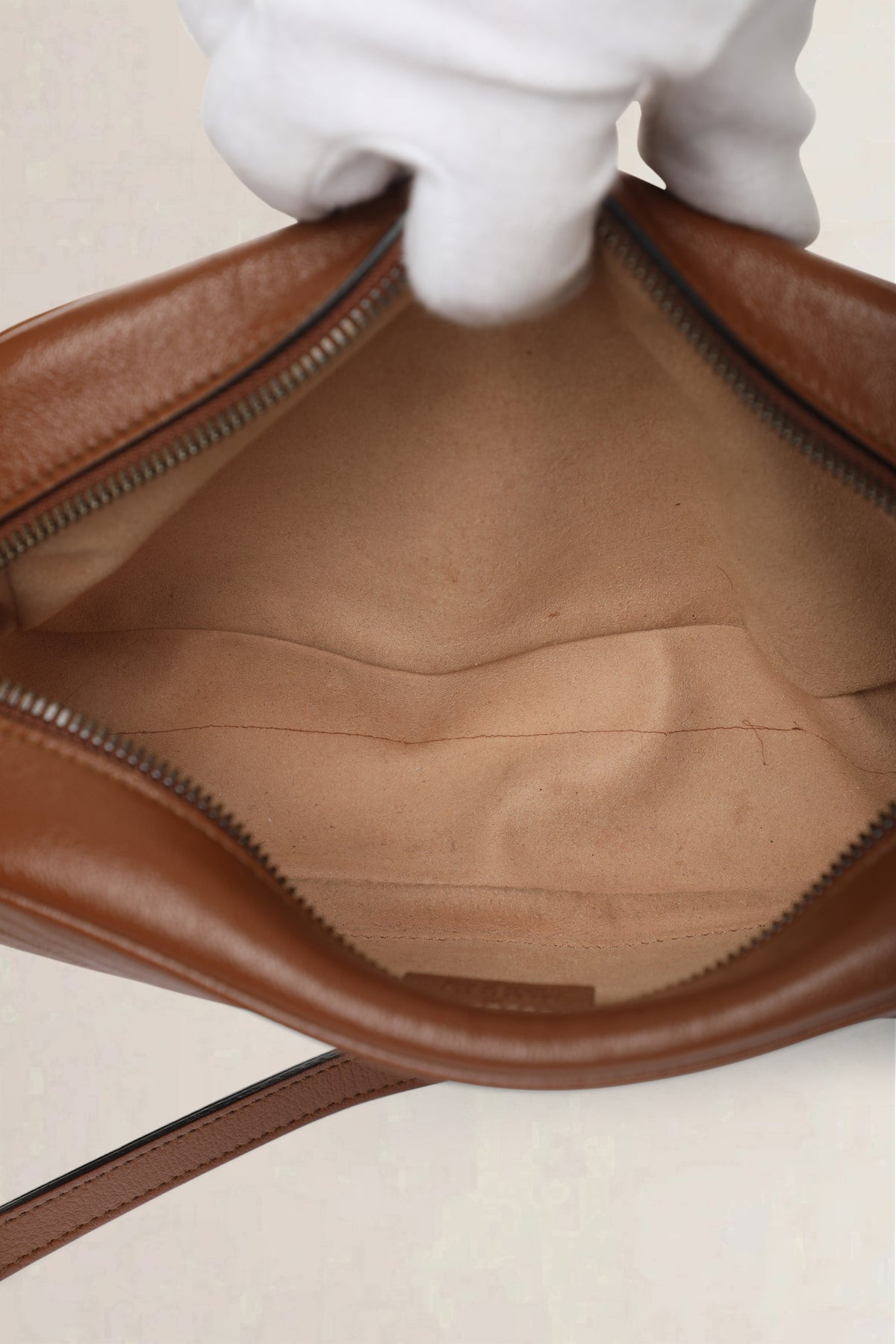 Gucci Brown GG Marmont Matelassé Crossbody Bag