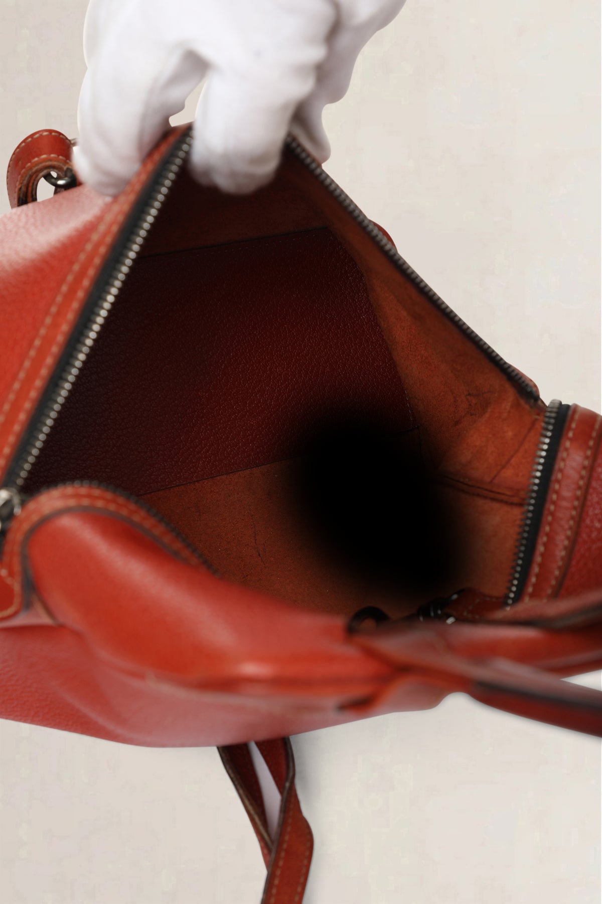 Deux de Delvaux Rosso Le Dix-Neuf Backpack